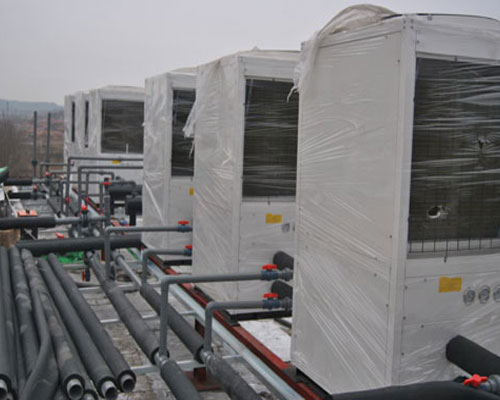 超低溫空氣源熱泵3000㎡綜合樓采暖制冷解決方案