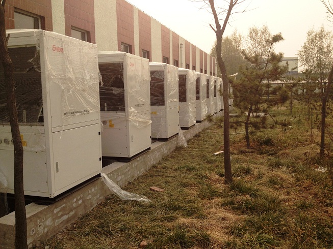 超低溫空氣源熱泵采暖應(yīng)用北京某污水處理廠