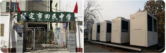 空氣能熱泵熱水改造工程是各大院校暑假前的大忙事兒