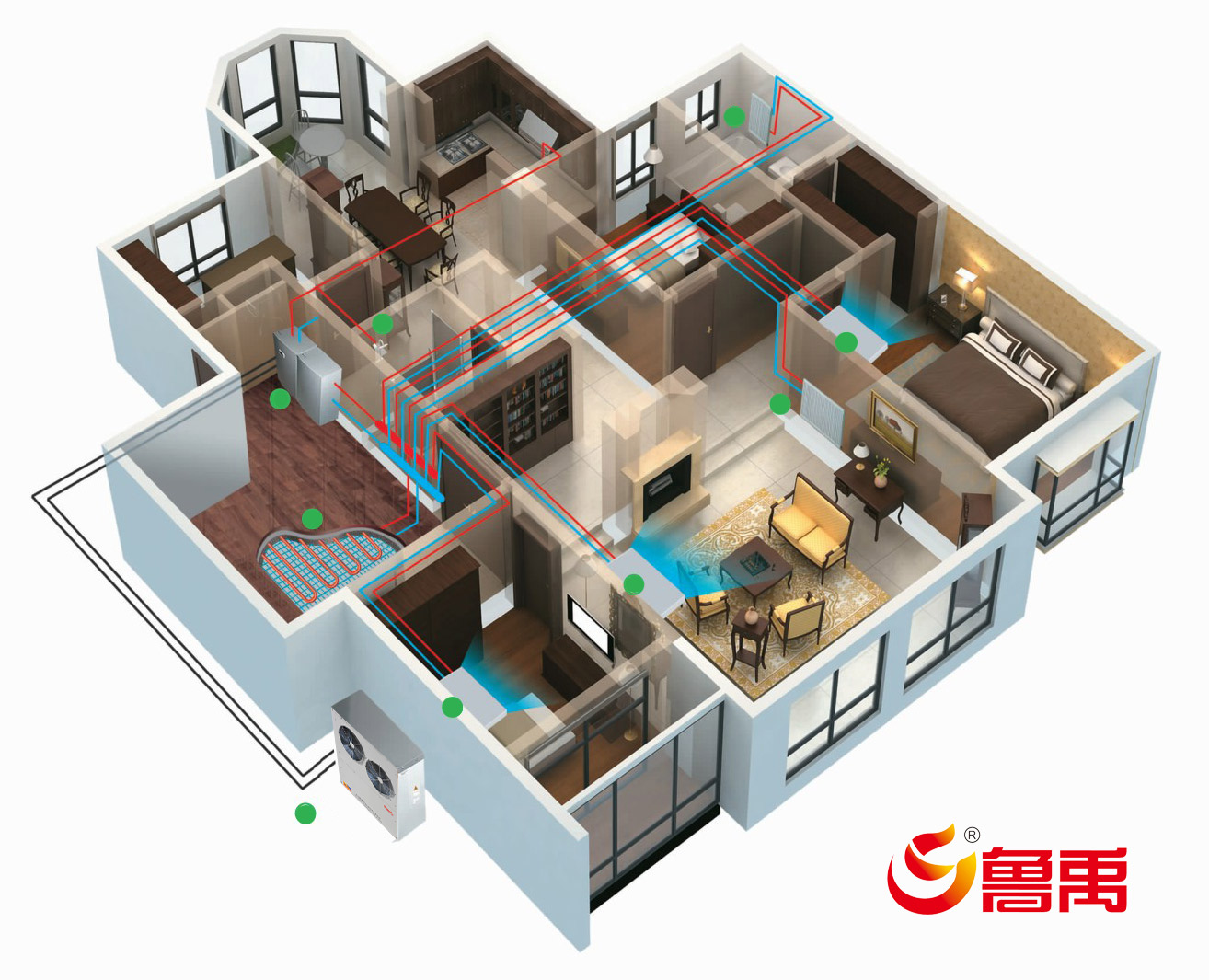 空氣能取暖 空氣能取暖