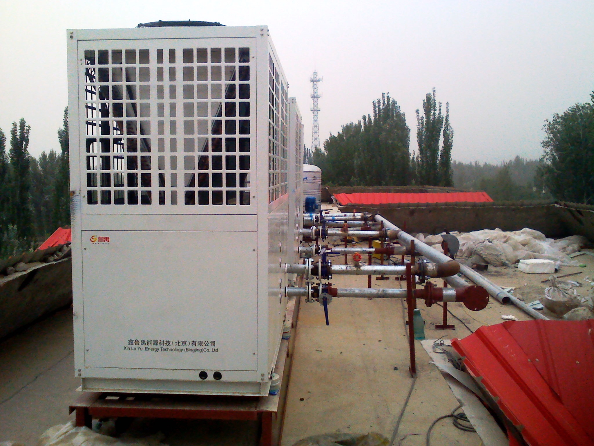 超低溫空氣源熱泵采暖新疆派出所案例 超低溫空氣源熱泵采暖新疆派出所案例