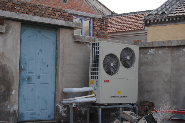 北京煤改空氣源熱泵采暖之順義閆家營村國槐大街168號210平