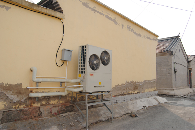 北京煤改空氣源熱泵采暖之順義閆家營村國槐大街49號案例