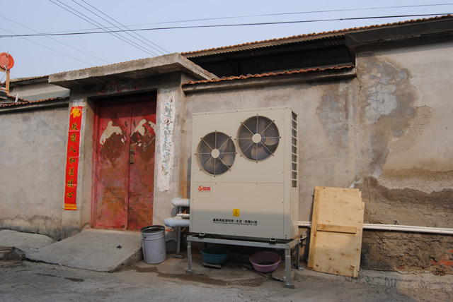 北京煤改空氣源熱泵采暖之順義區閆家營村國槐大街196號王*健林戶100平米案例