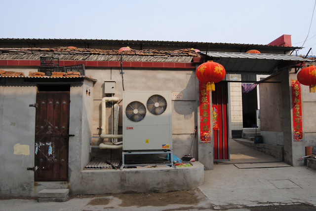 魯禹煤改空氣源熱泵采暖之北京順義閆家營村國槐大街210號袁*全115平米案例