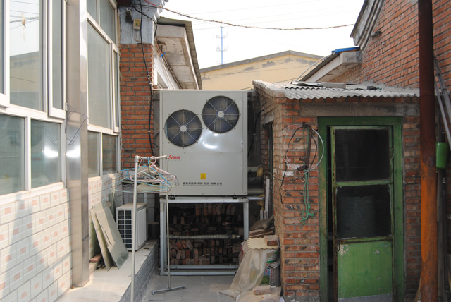 空氣源熱泵采暖之北京順義區閆家營村國槐大街159號石*家102平米案例
