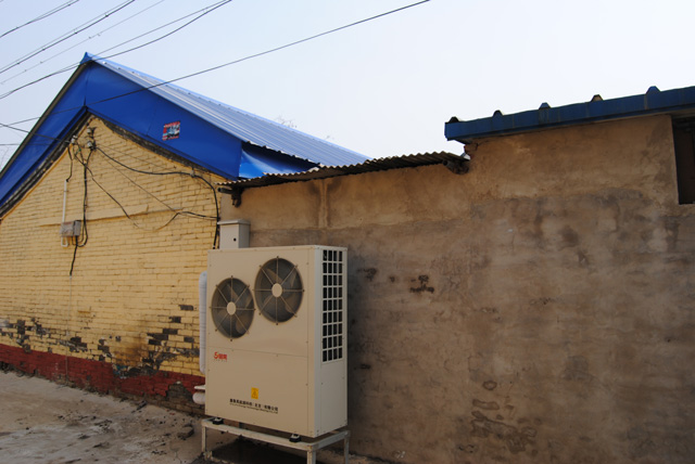 北京普通平房采暖用105平米低溫空氣源熱泵價格案例之順義區閆家營村國槐大街126號梁*臣家